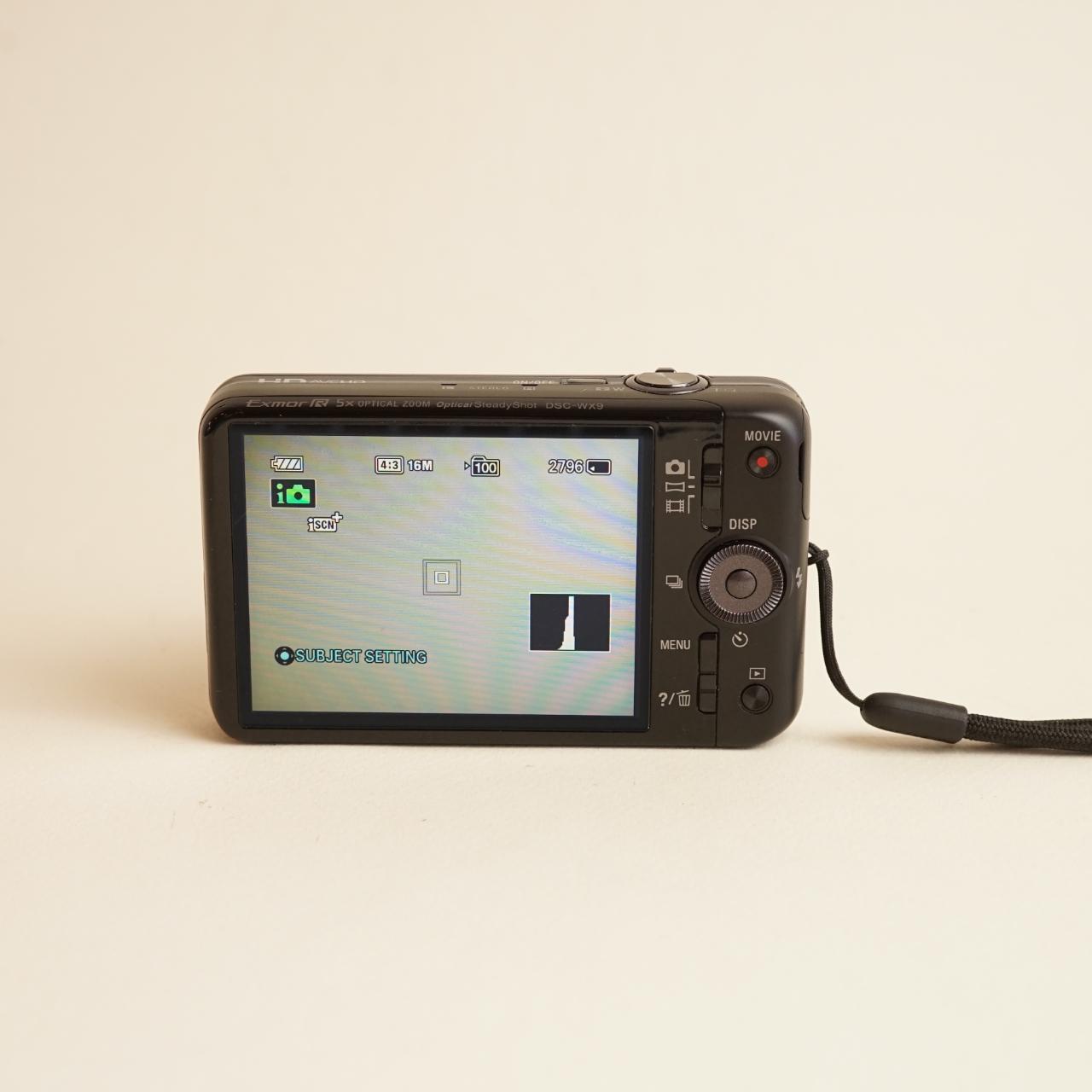 Sony Cyber-shot DSC-WX9 Digital Camera | 16.2MP | Tested & Working | Black