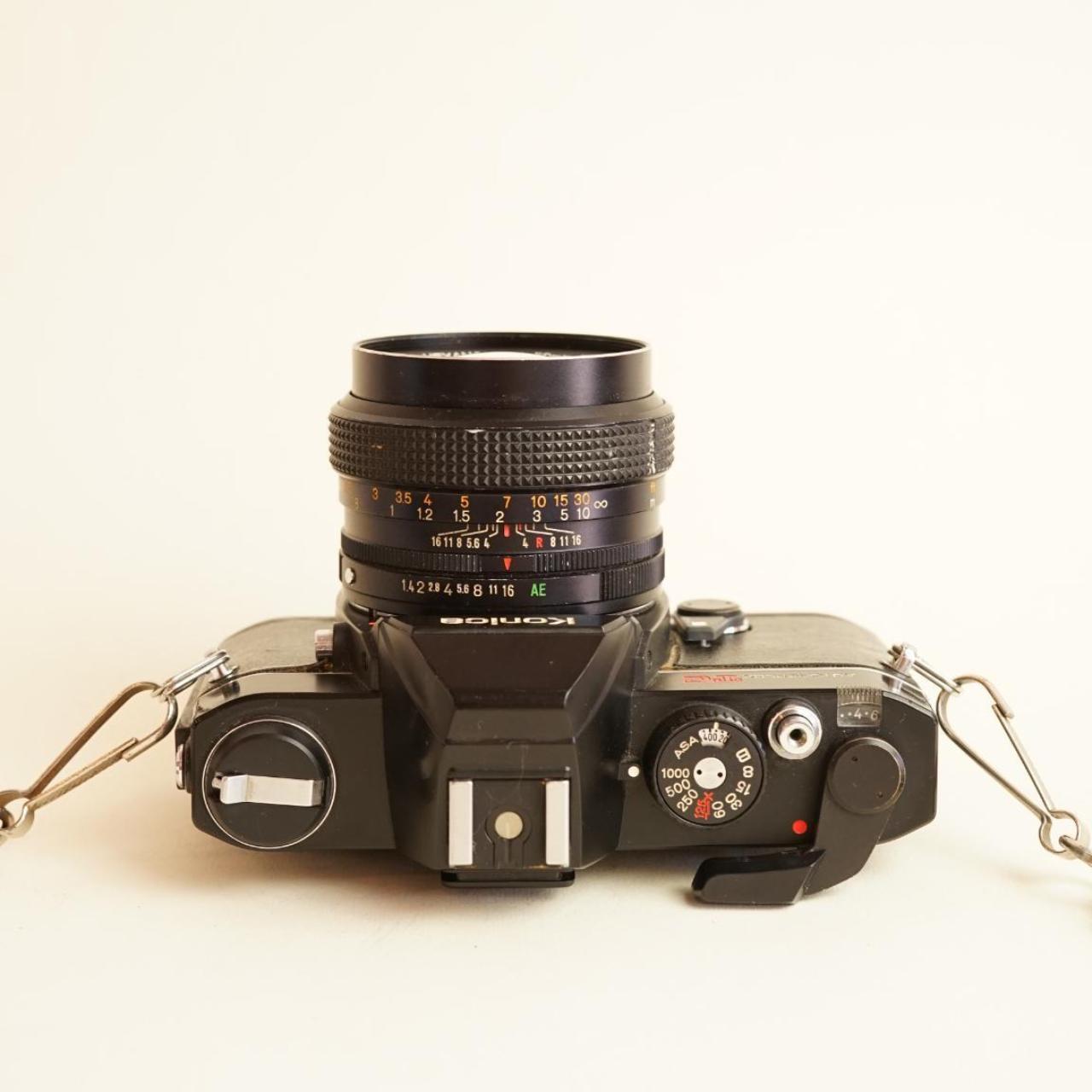 Konica Autoreflex TC Film Camera | 35mm SLR | Tested & Working | Black