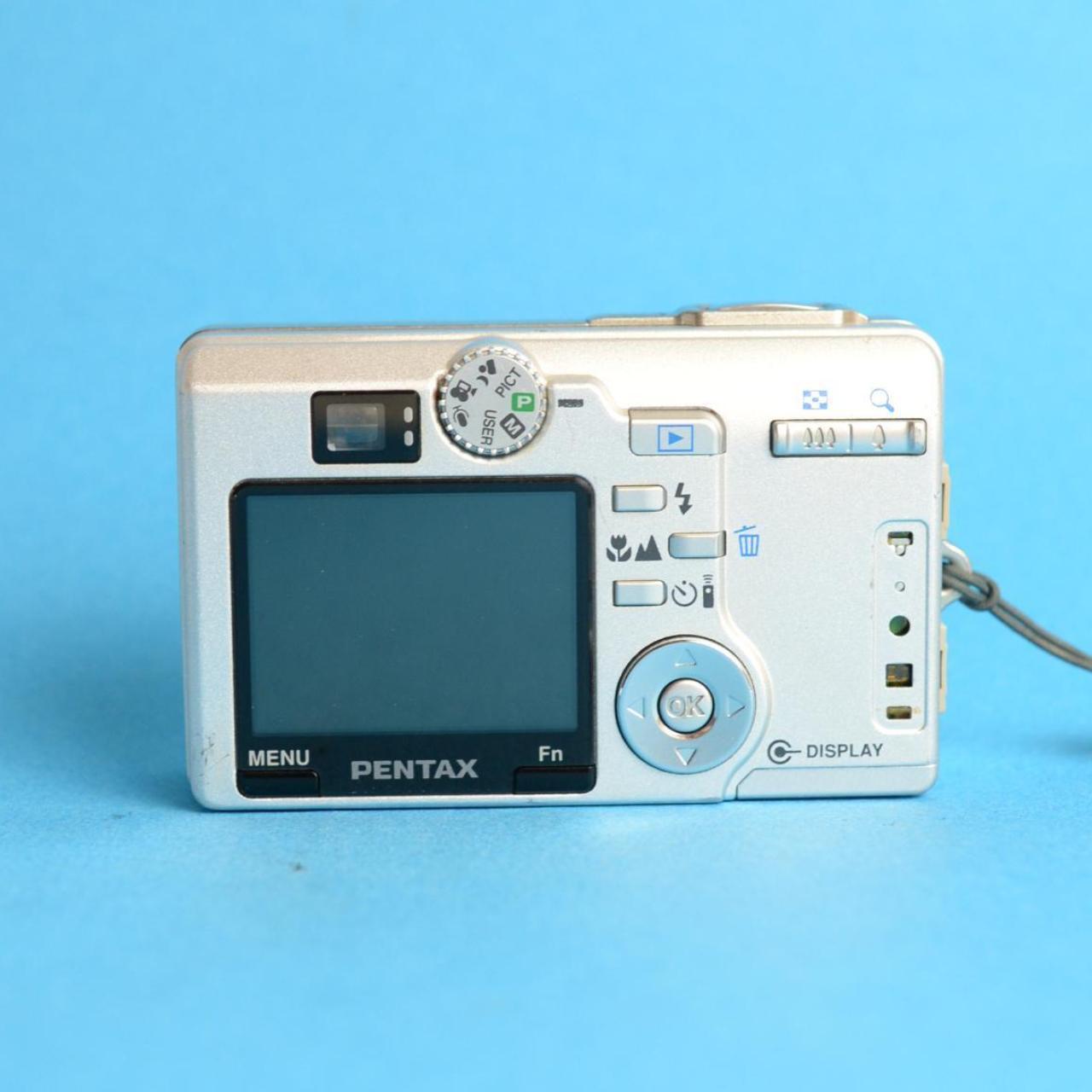 Pentax Optio SV Digital Camera | 5MP | Tested & Working | Silver