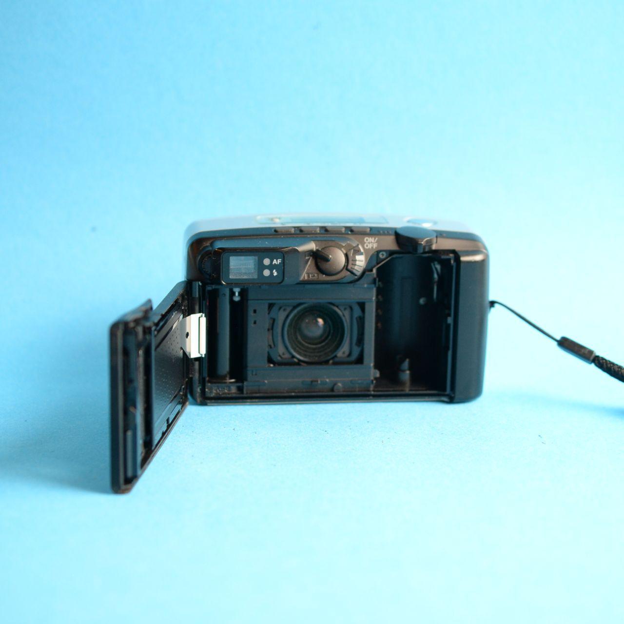 Pentax IQZoom 145m Super Film Camera | 35mm Point & Shoot | Tested & Working | Silver