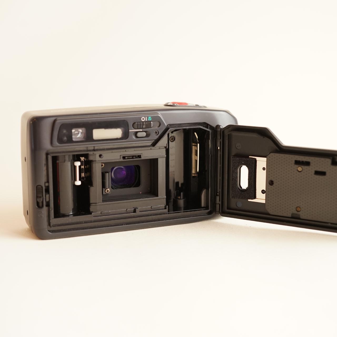 Pentax IQZoom 60 Film Camera | 35mm Point & Shoot | Tested & Working | Grey & Black