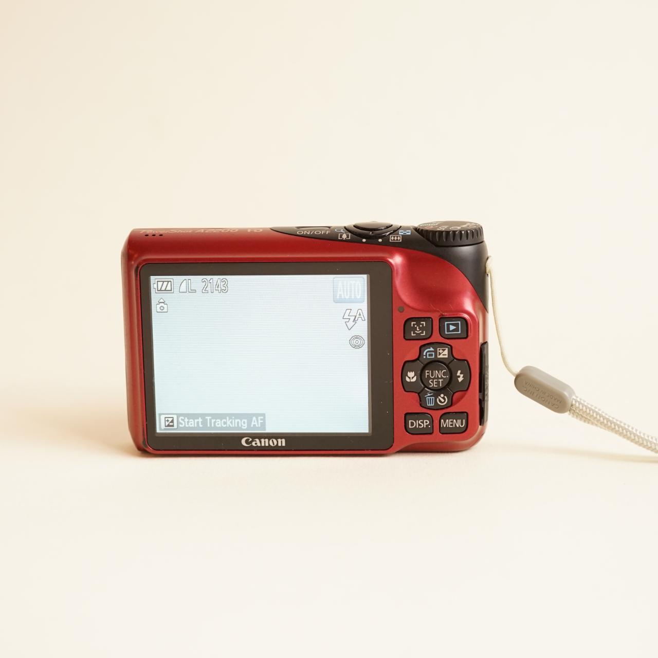 Canon PowerShot A2200 Digital Camera | 14MP | Tested & Working | Red