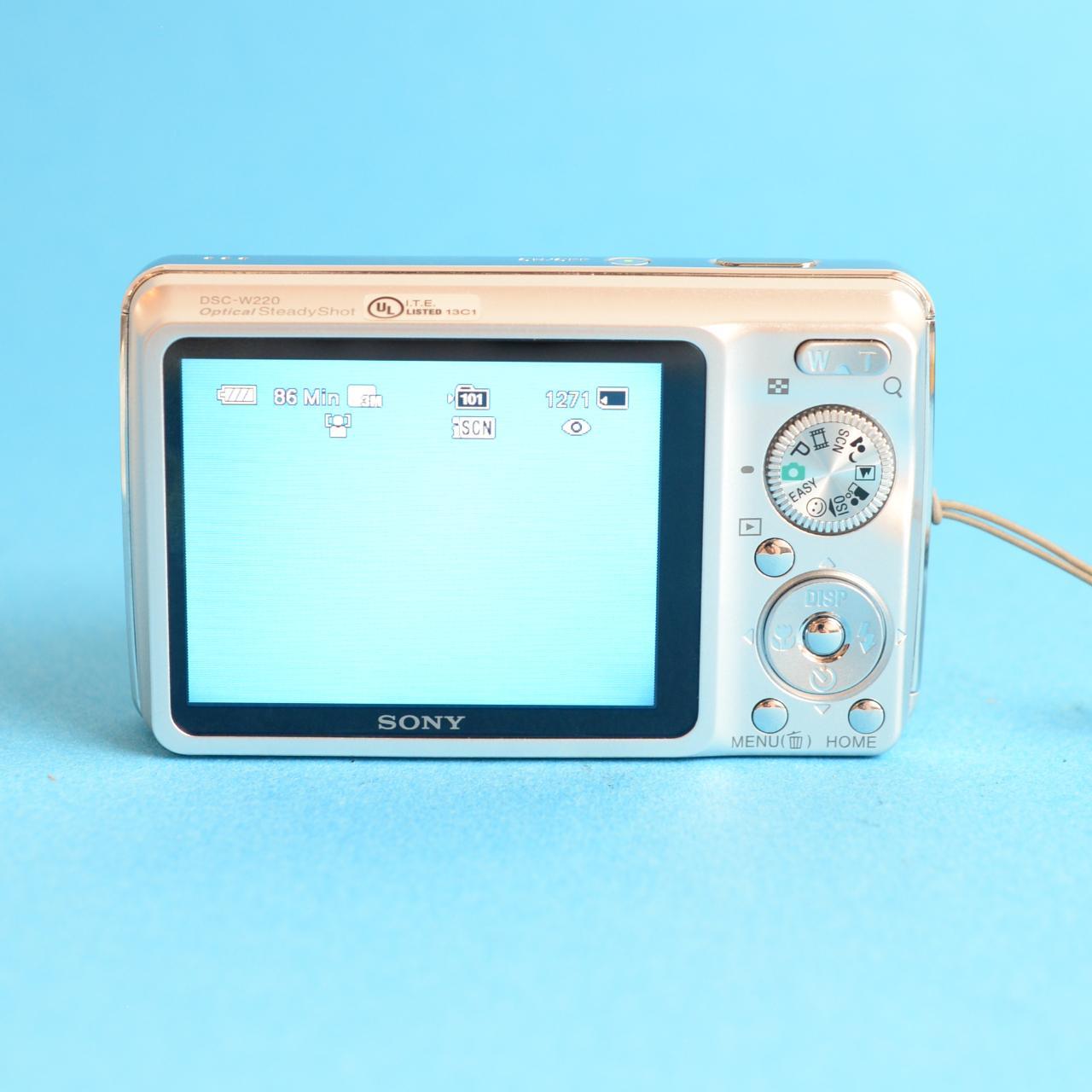 Sony CyberShot DSC-W220 Digital Camera | 12.1MP | Tested & Working | Silver