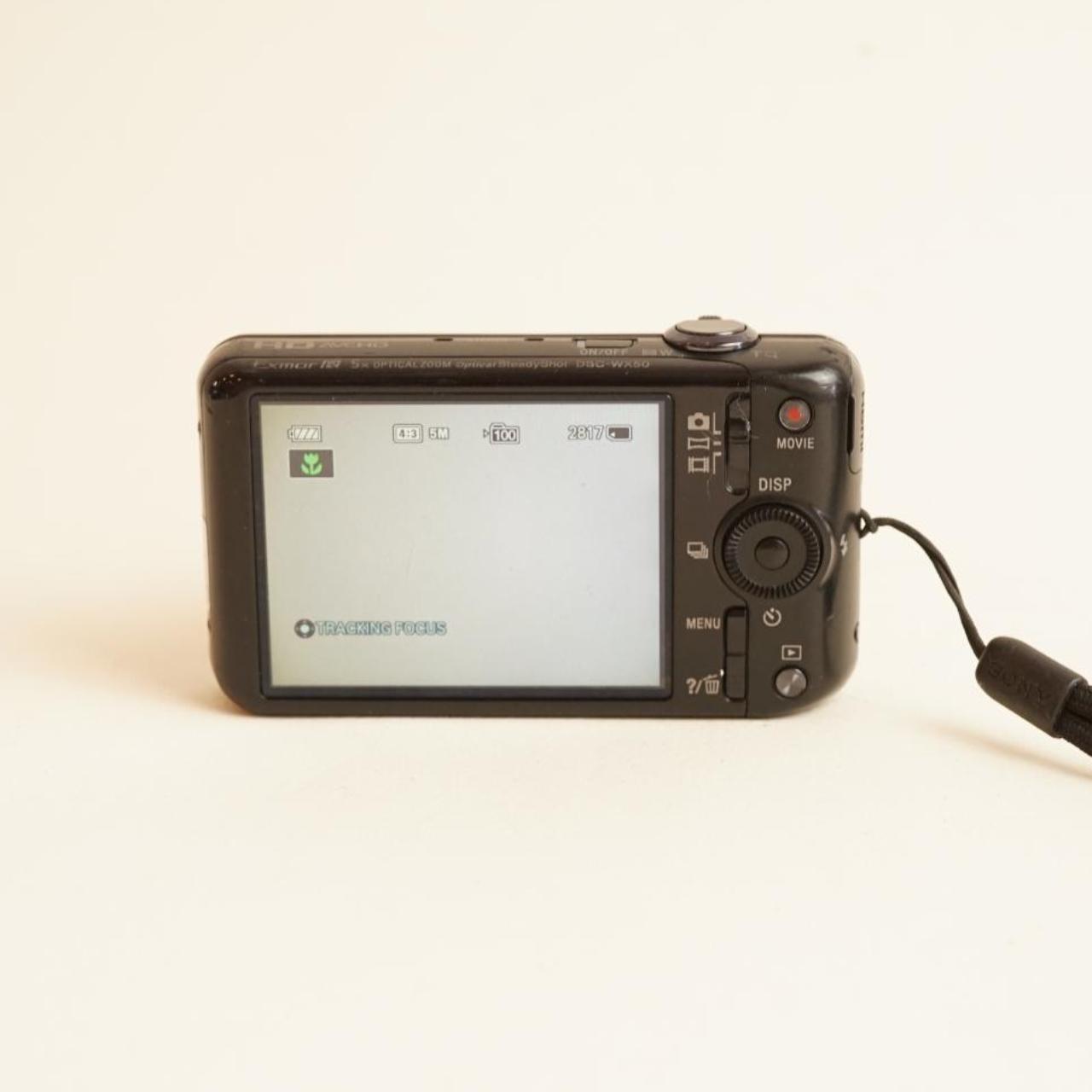 Sony CyberShot DSC-WX50 Digital Camera | 16.2MP | Tested & Working | Black