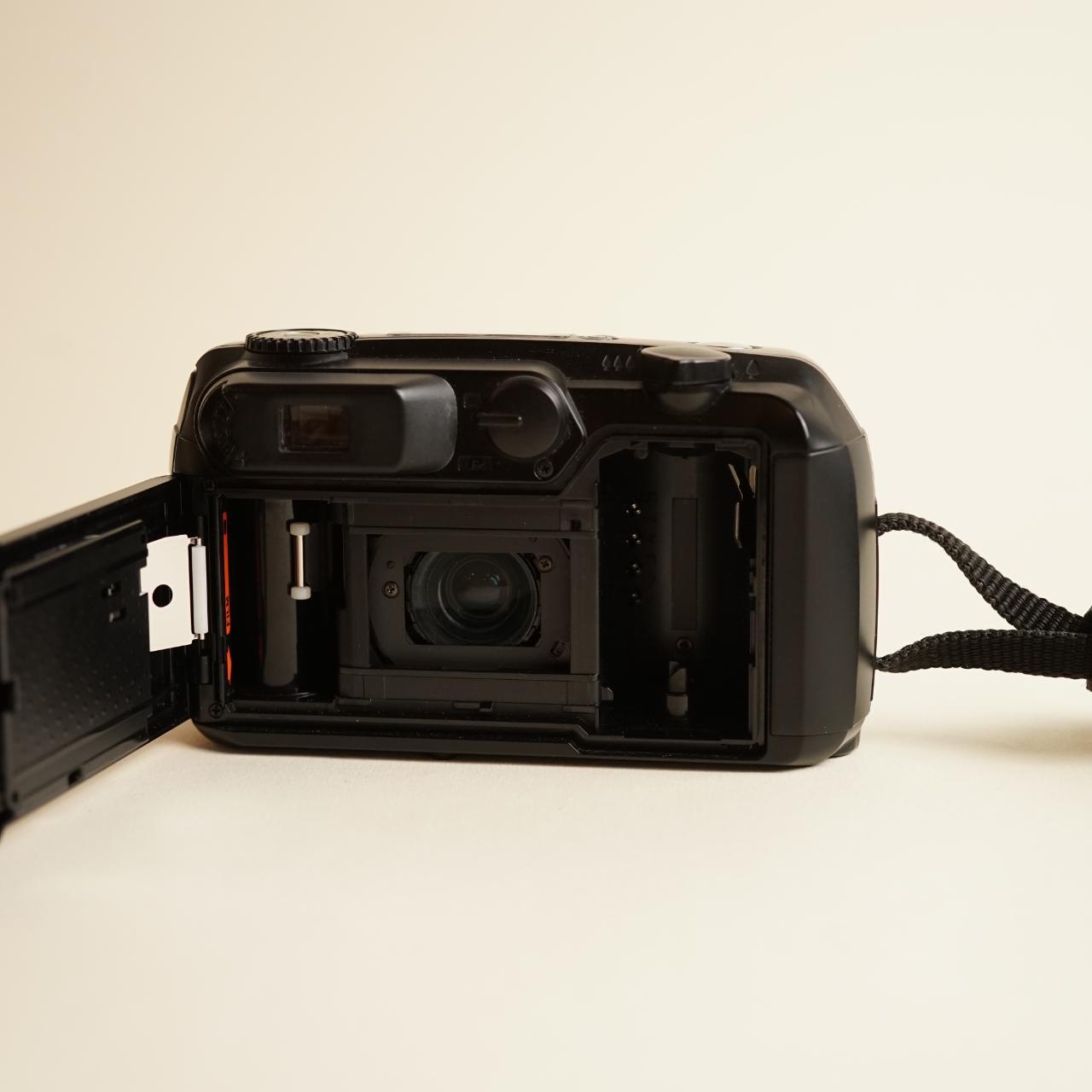 Pentax IQZoom 160 35mm Point & Shoot Film Camera | Tested & Working | Grey