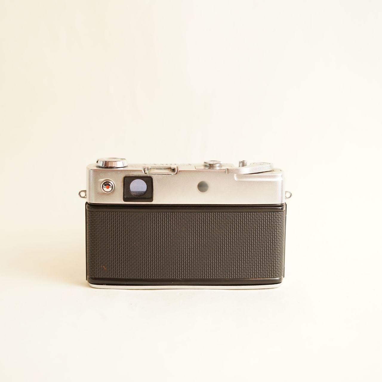 Yashica Minister-D Film Camera | 35mm Rangefinder | Tested & Working | Silver & Black