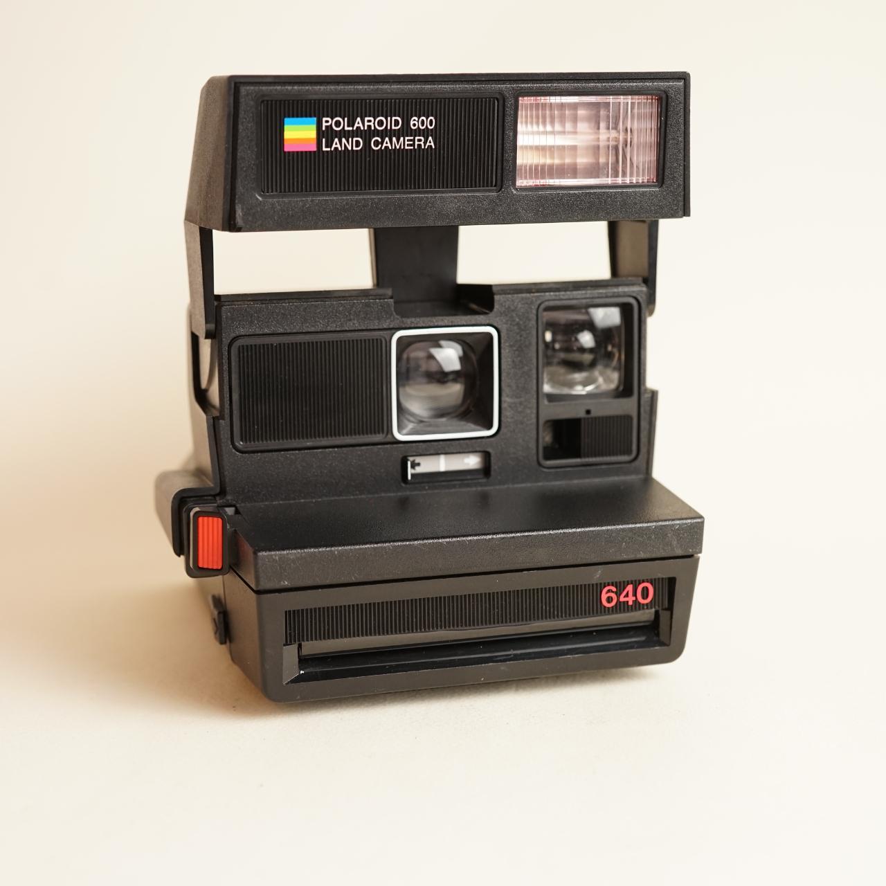 Polaroid 640 Instant Film Camera | Tested & Working | Black