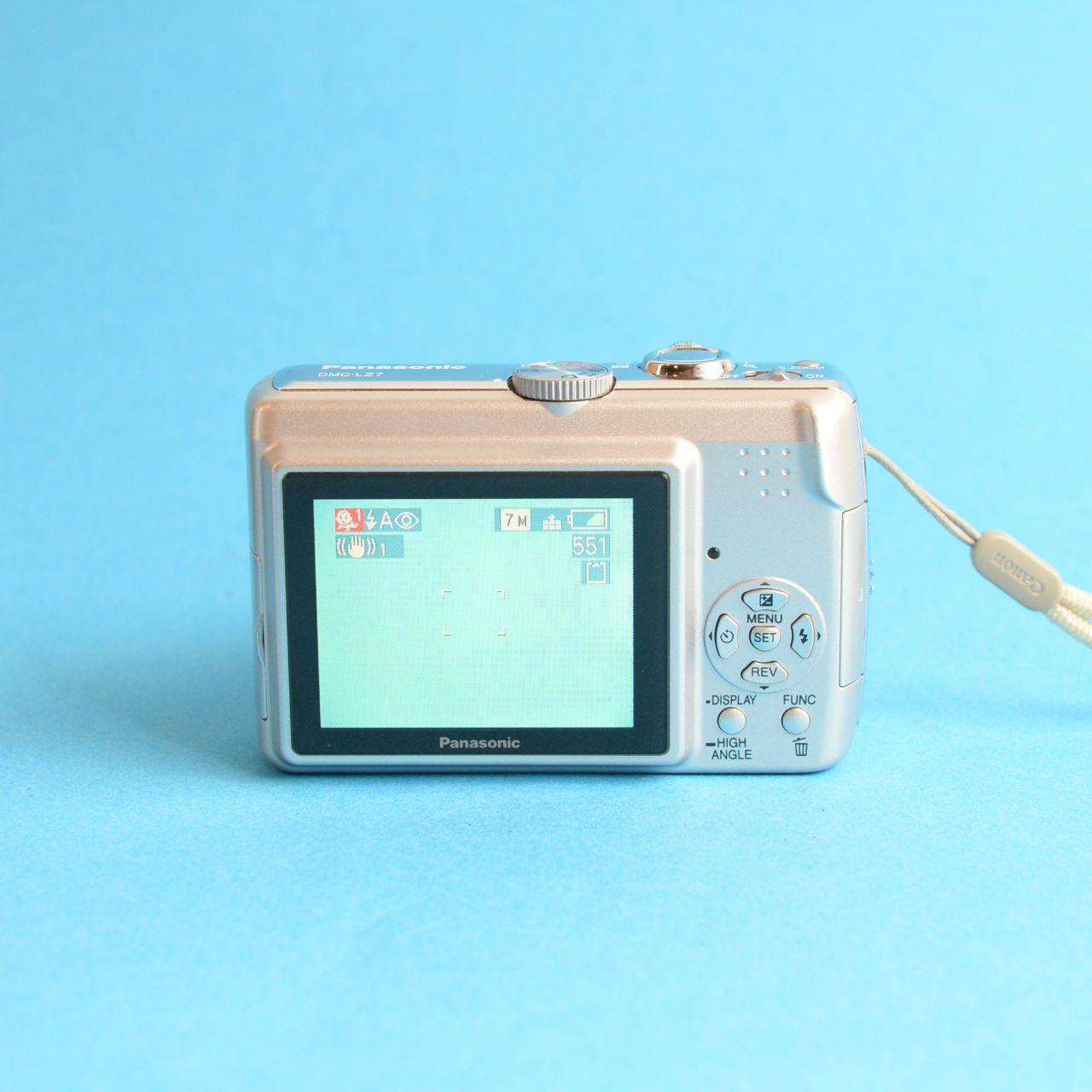 Panasonic Lumix DMC-LZ7 Digital Camera | 7.2MP | Tested & Working | Silver