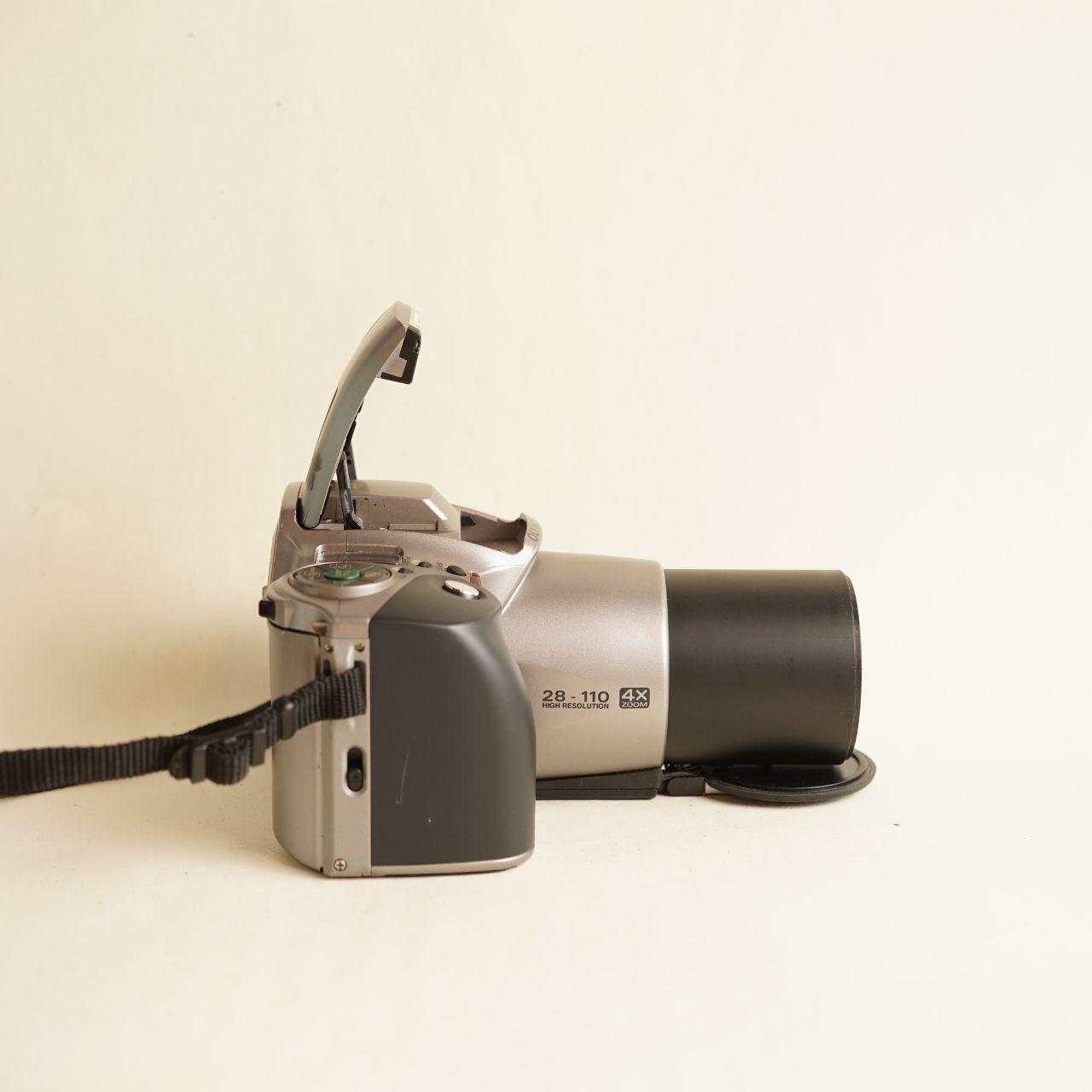 Olympus IS-200 Film Camera | 35mm SLR Zoom | Tested & Working | Silver