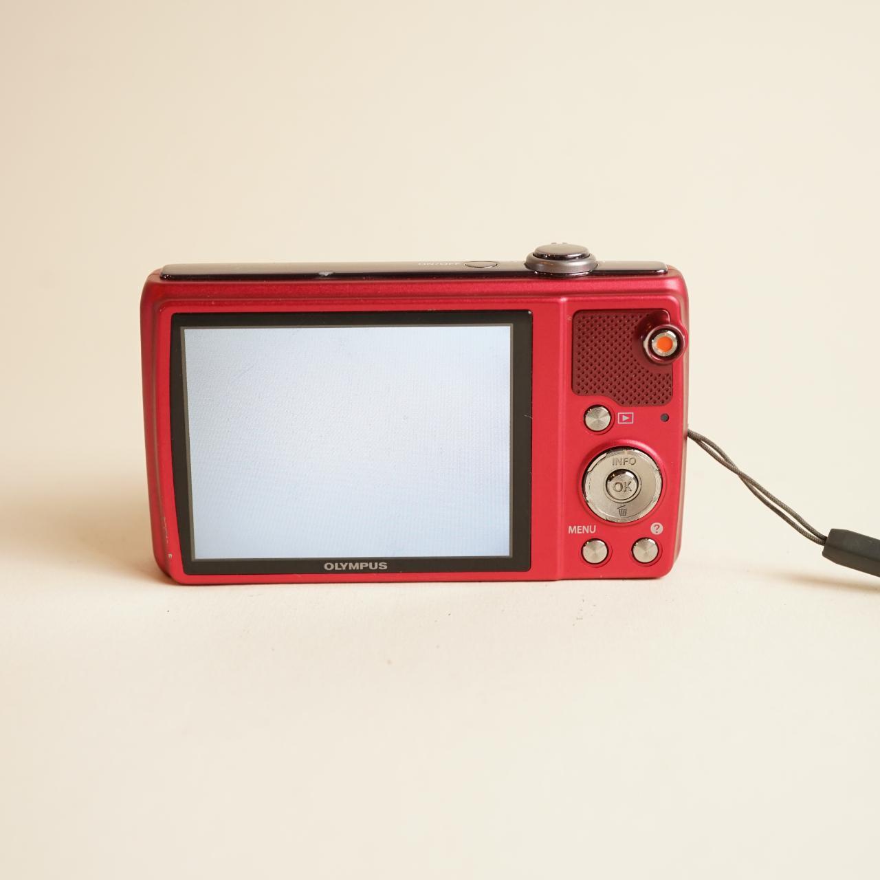 Olympus VR-340 Digital Camera | 16MP | Tested & Working | Red