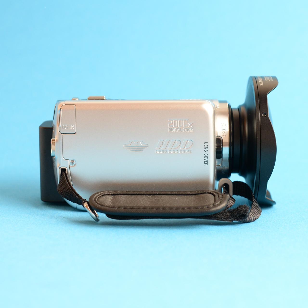 Sony Handycam DCR-SR68 Digital Camcorder with SoCal Cameras Fisheye Lens | Tested & Working | Silver