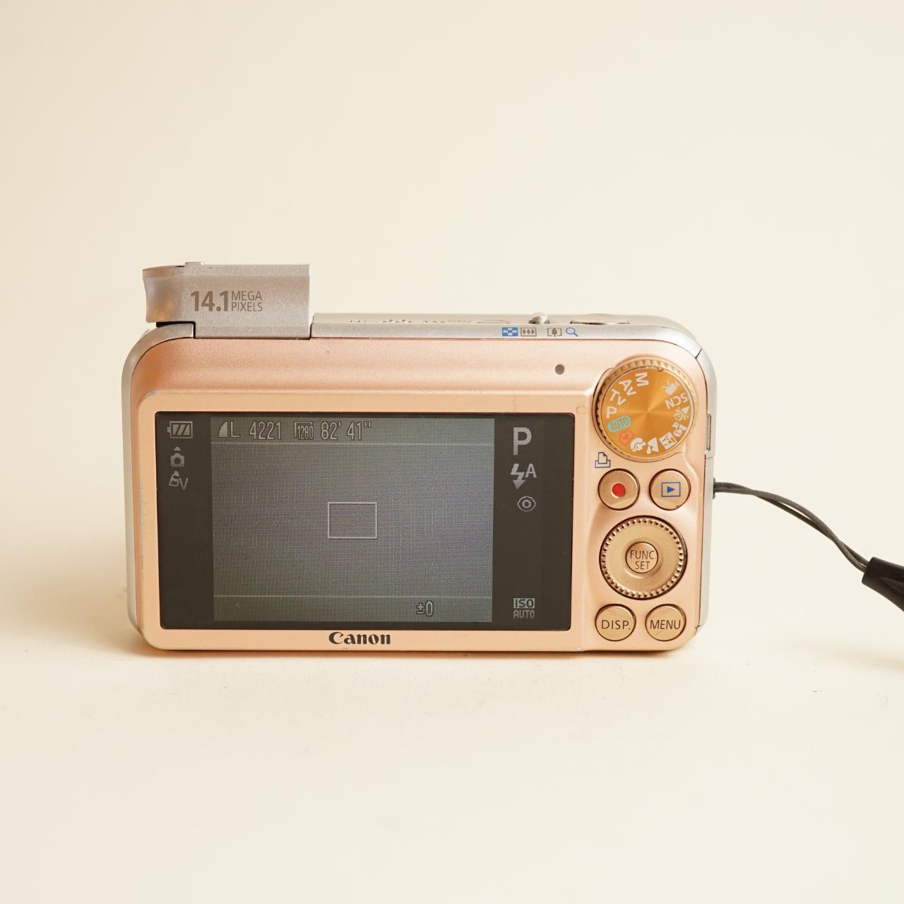 Canon PowerShot SX210 IS Digital Camera | 14.1MP | Tested & Working | Rose Gold