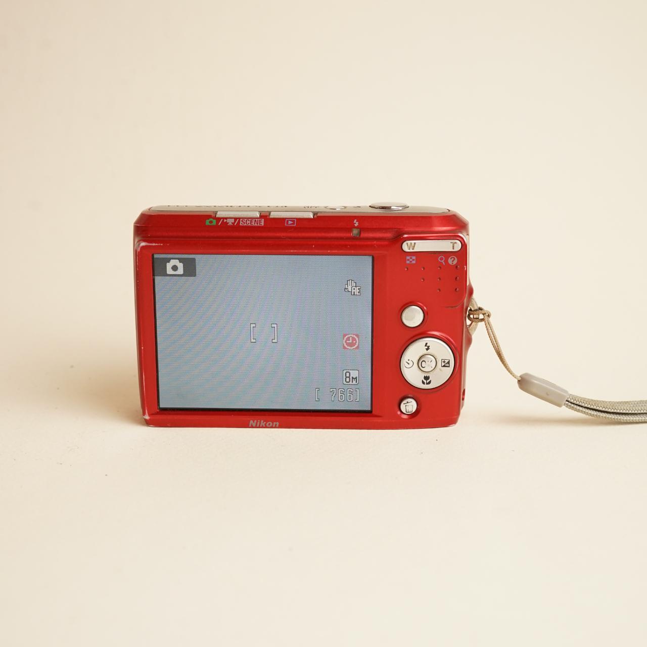 Nikon Coolpix L18 Digital Camera | 8.0MP | Tested & Working | Red