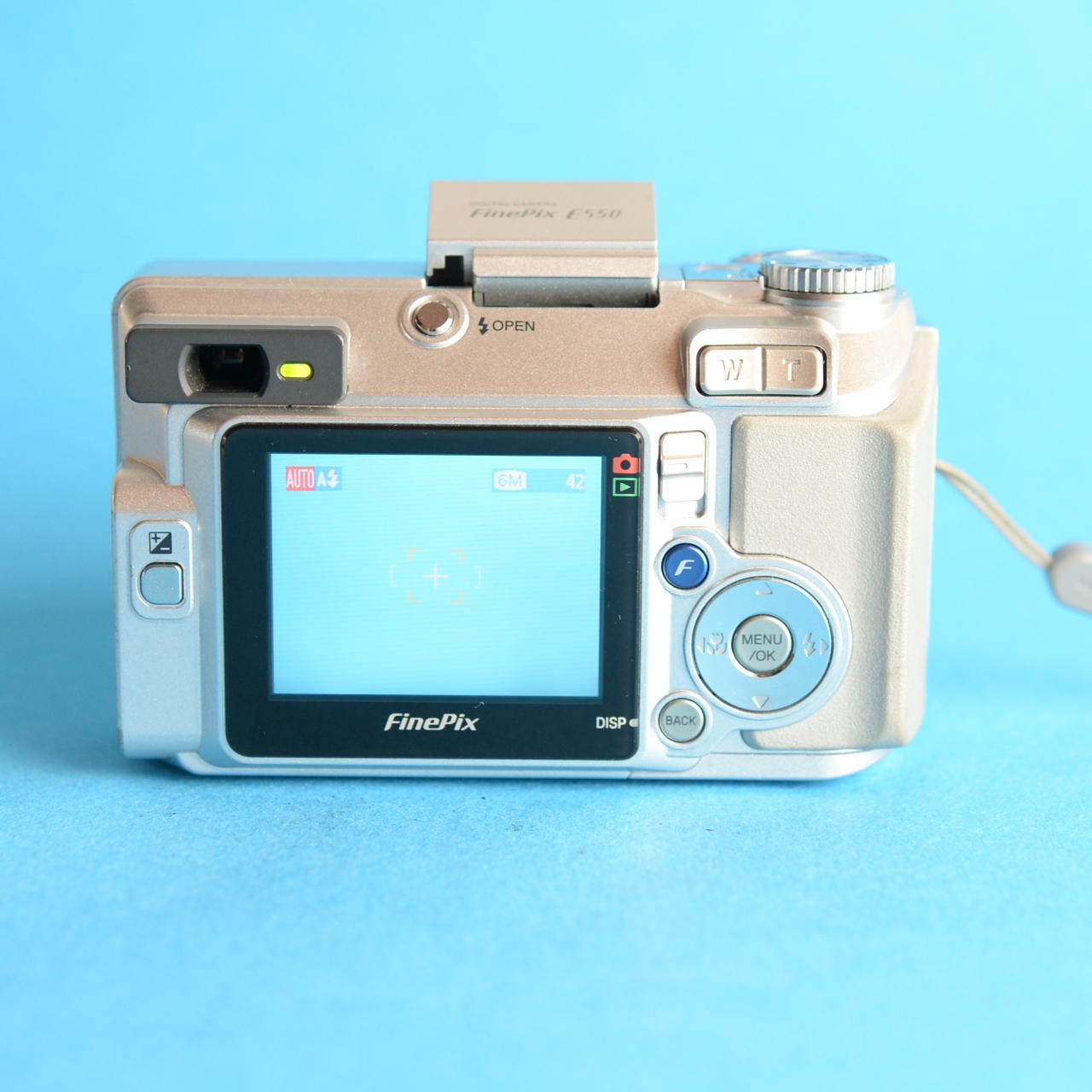 Fujifilm E550 Digital Camera | 6MP | Tested & Working | Silver