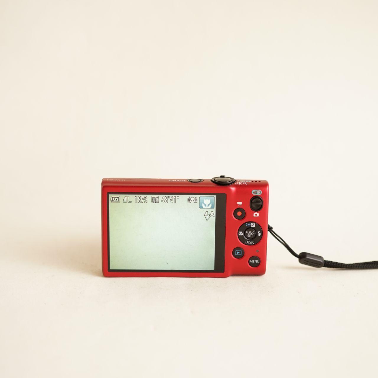 Canon PowerShot ELPH 130 IS Digital Camera | 16.0MP | Tested & Working | Red