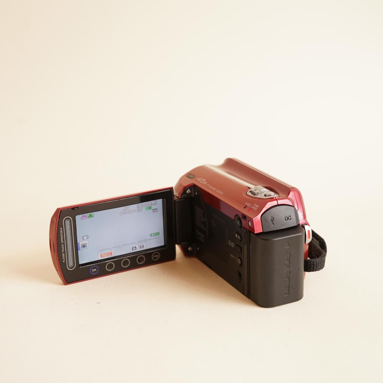 JVC Everio GZ-MG750RU Camcorder | HDD Video | Tested & Working | Red