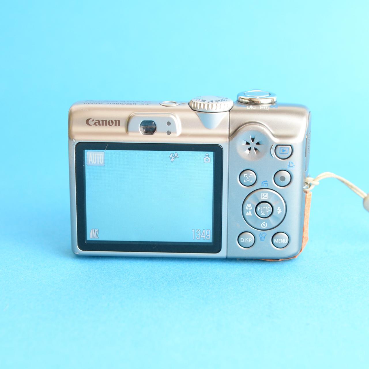 Canon PowerShot A1100 IS | 12.1MP Digital Camera | Tested & Working | Silver