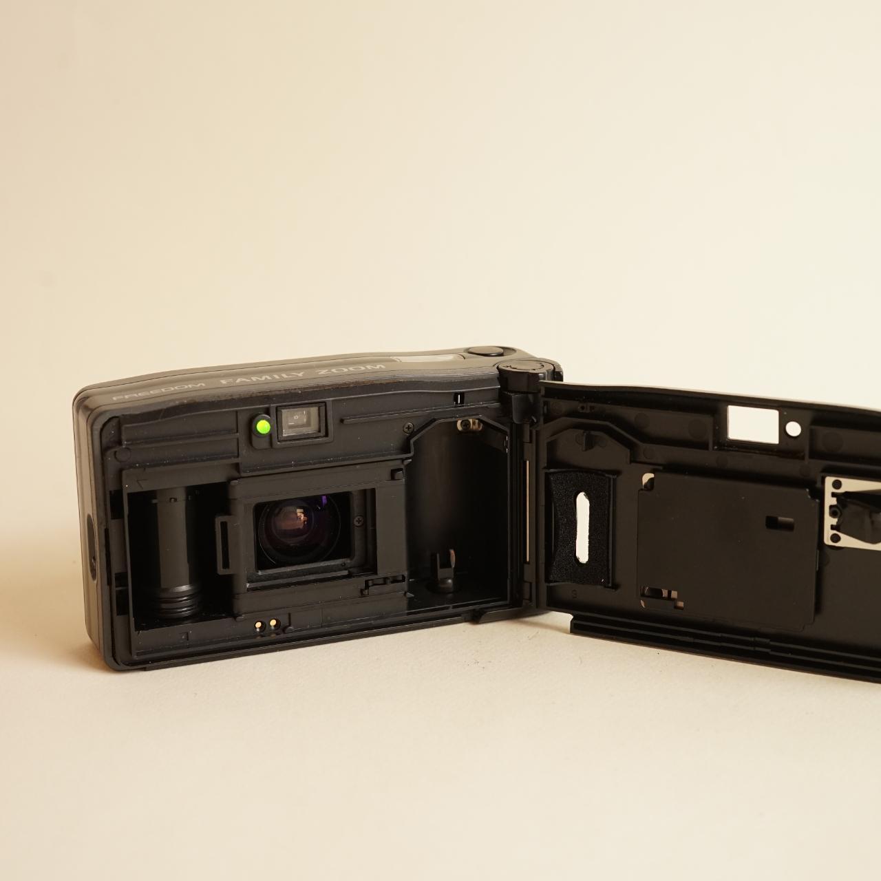 Minolta Freedom Family Zoom Film Camera | 35mm Point & Shoot | Tested & Working | Grey