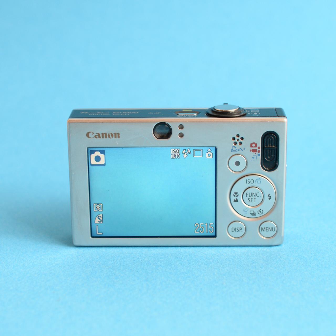 Canon PowerShot SD1000 Digital Camera | 7.1MP | Tested & Working | Silver