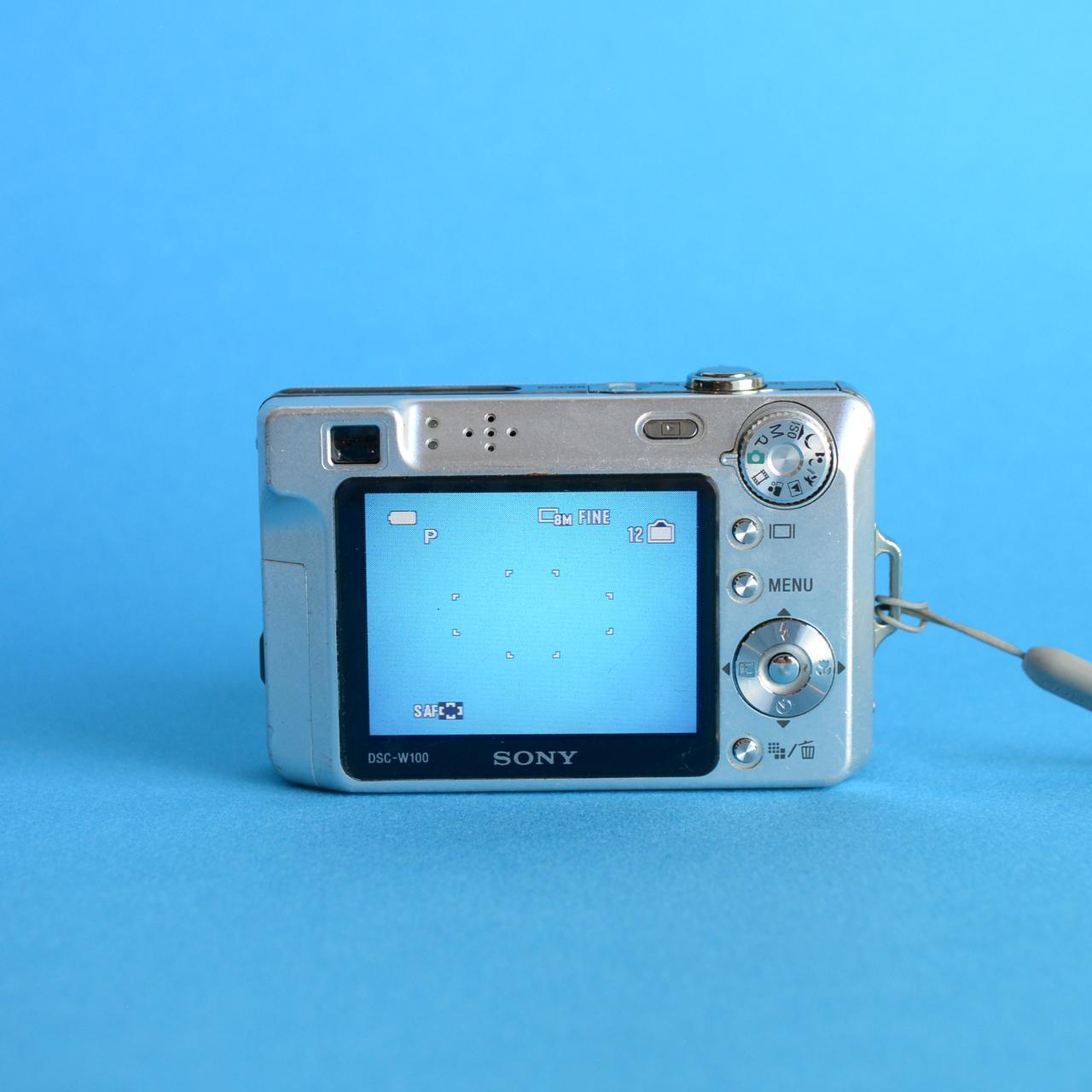 Sony Cyber-Shot DSC-W100 | 8.1MP Digital Camera | Tested & Working | Silver