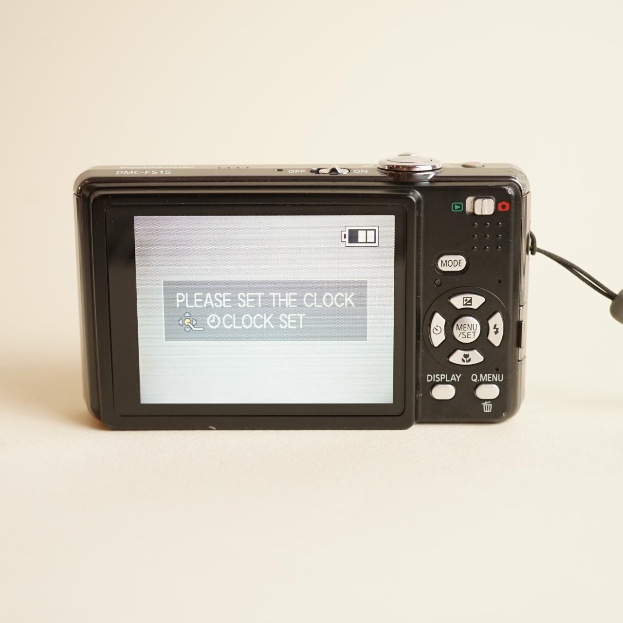 Panasonic Lumix DMC-FS15 Digital Camera | 12MP | Tested & Working | Black