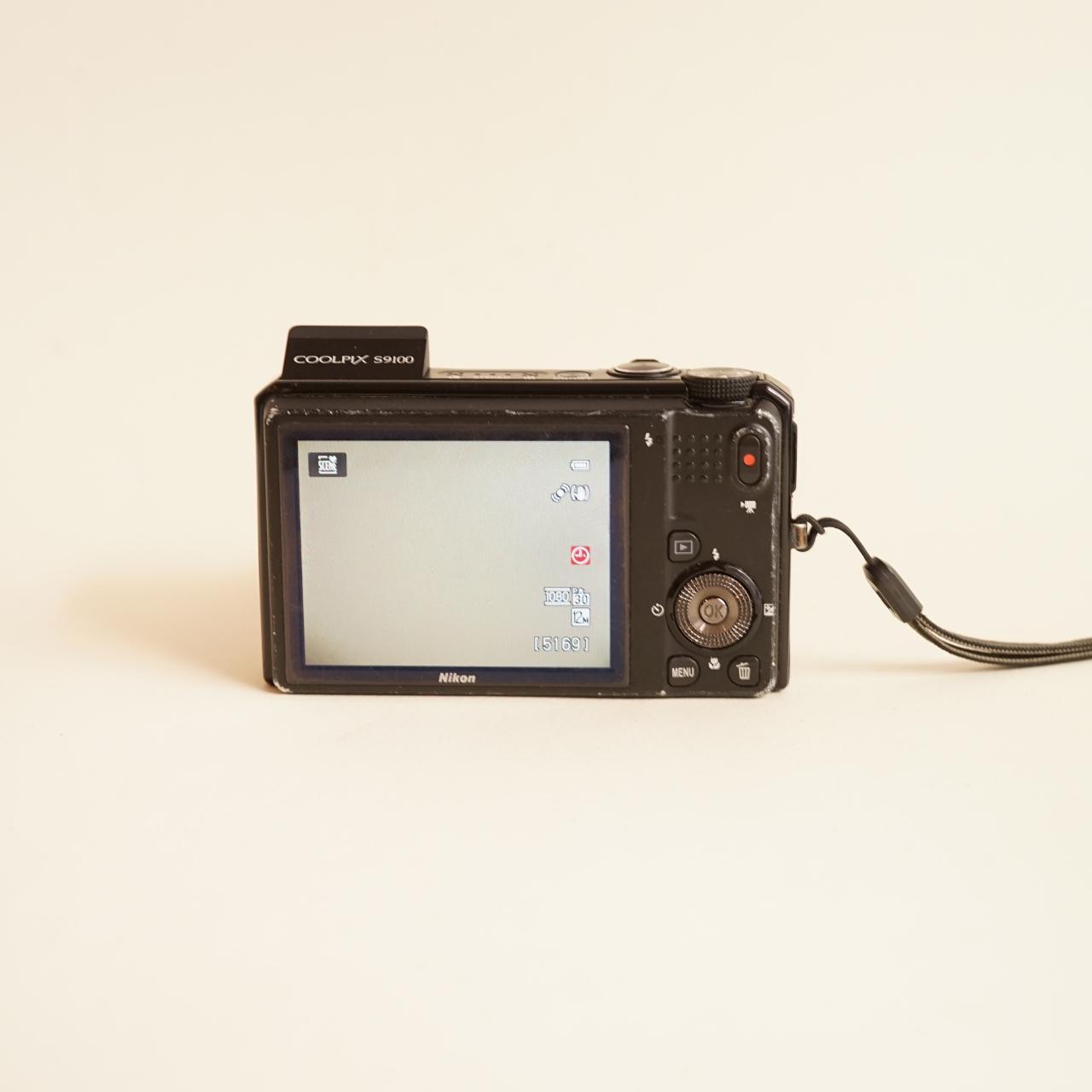 Nikon Coolpix S9100 Digital Camera | 12.1MP | Tested & Working | Black