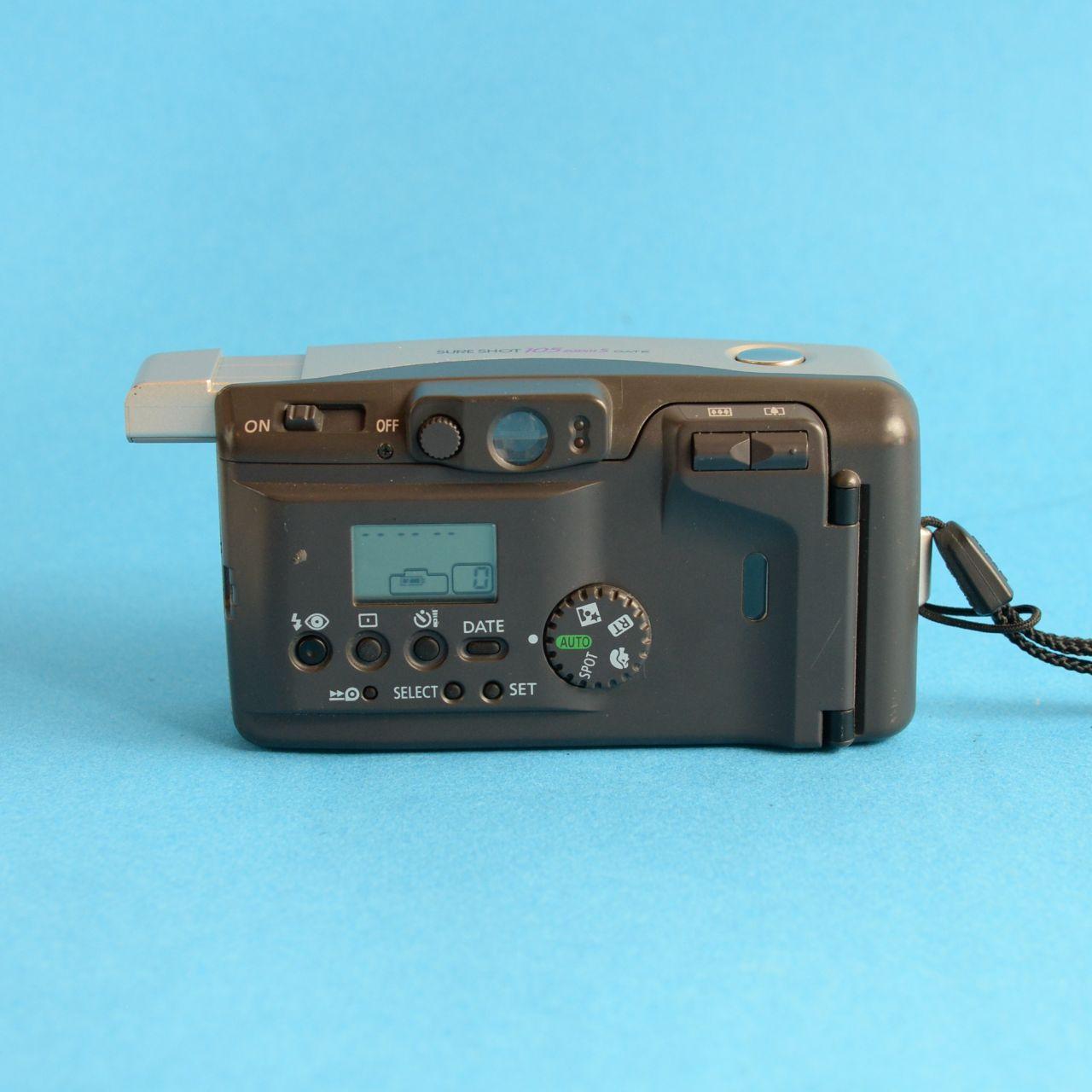 Canon SureShot 105 Zoom S Film Camera | 35mm Point & Shoot | Tested & Working | Silver
