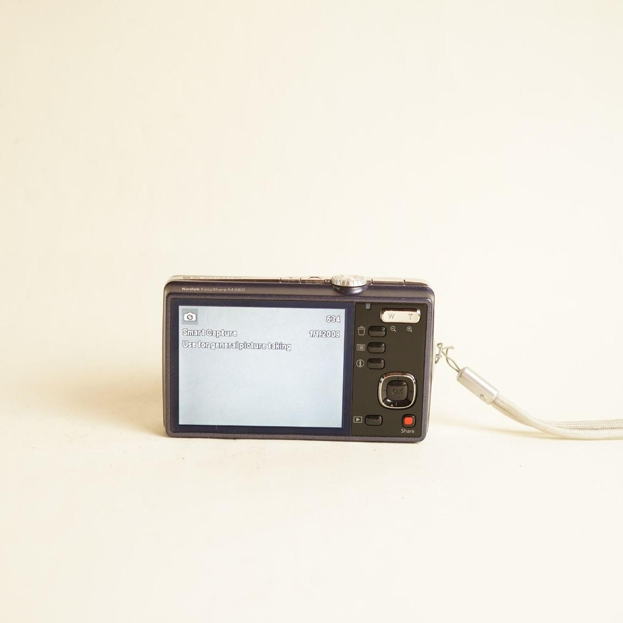 Kodak EasyShare M380 Digital Camera | 10.2MP | Tested & Working | Purple-Grey