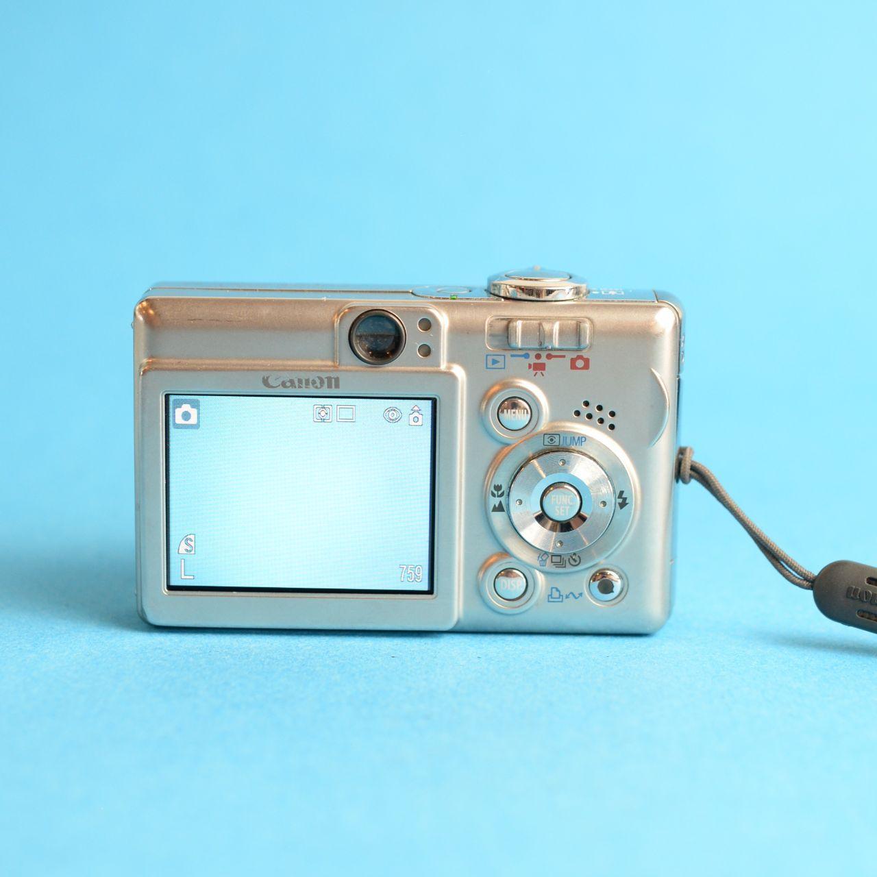 Canon PowerShot SD400 Digital Camera | 5.0MP | Tested & Working | Silver