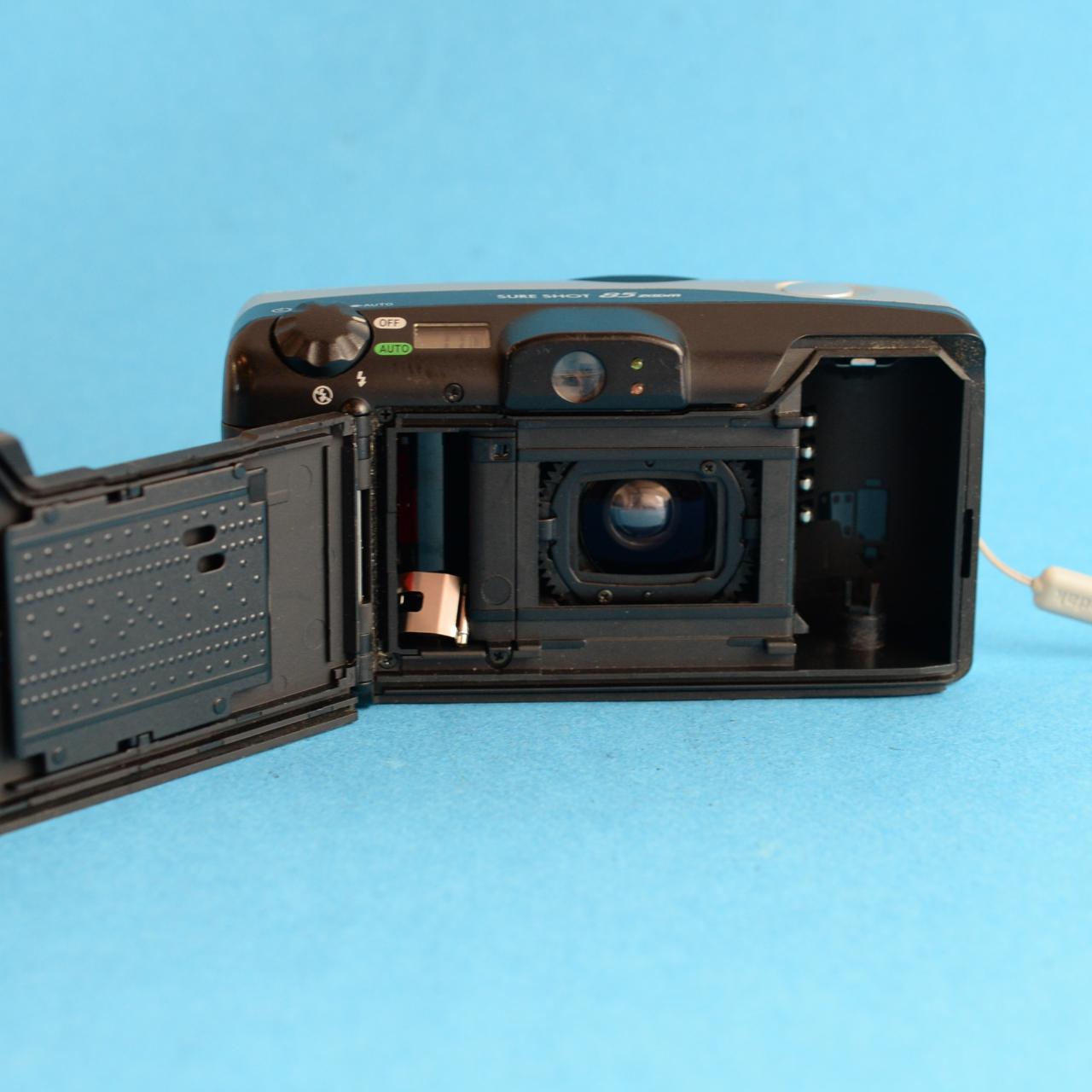 Canon SureShot 85 Zoom Film Camera | 35mm Point & Shoot | Tested & Working | Silver