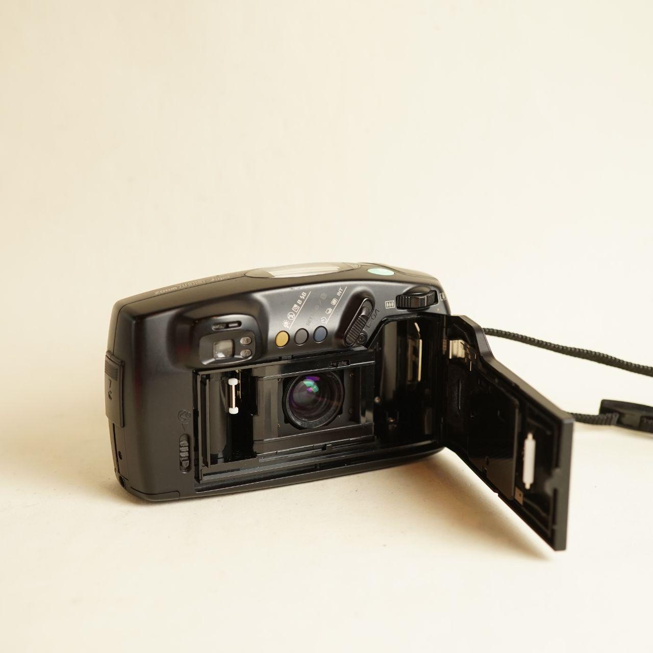 Pentax Zoom 105 Super Film Camera | 35mm Point & Shoot | Tested & Working | Black