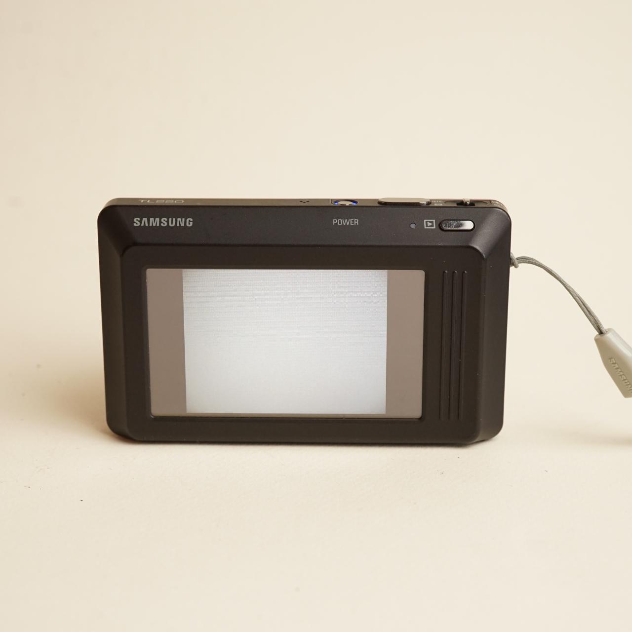 Samsung TL220 Digital Camera | 12.2MP | Tested & Working | Black w/ Red Trim