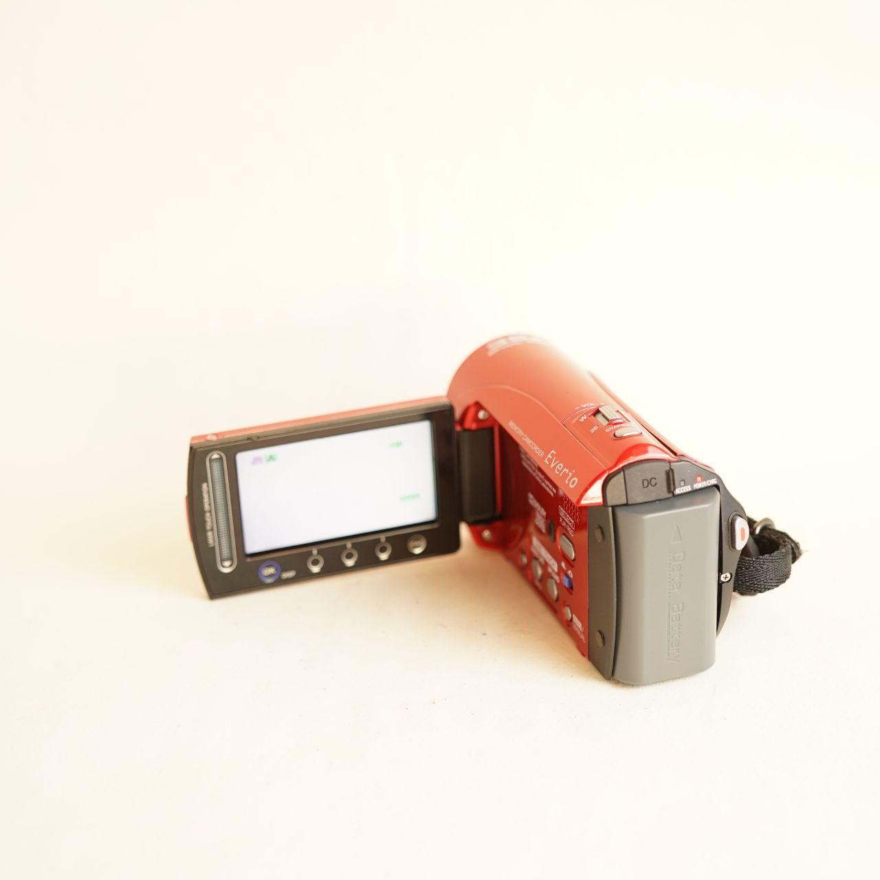 JVC Everio GZ-MS100RU Digital Camcorder | Tested & Working | Red