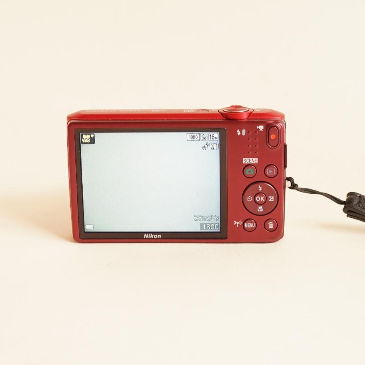 Nikon Coolpix S6800 Digital Camera | 16MP | Tested & Working | Red