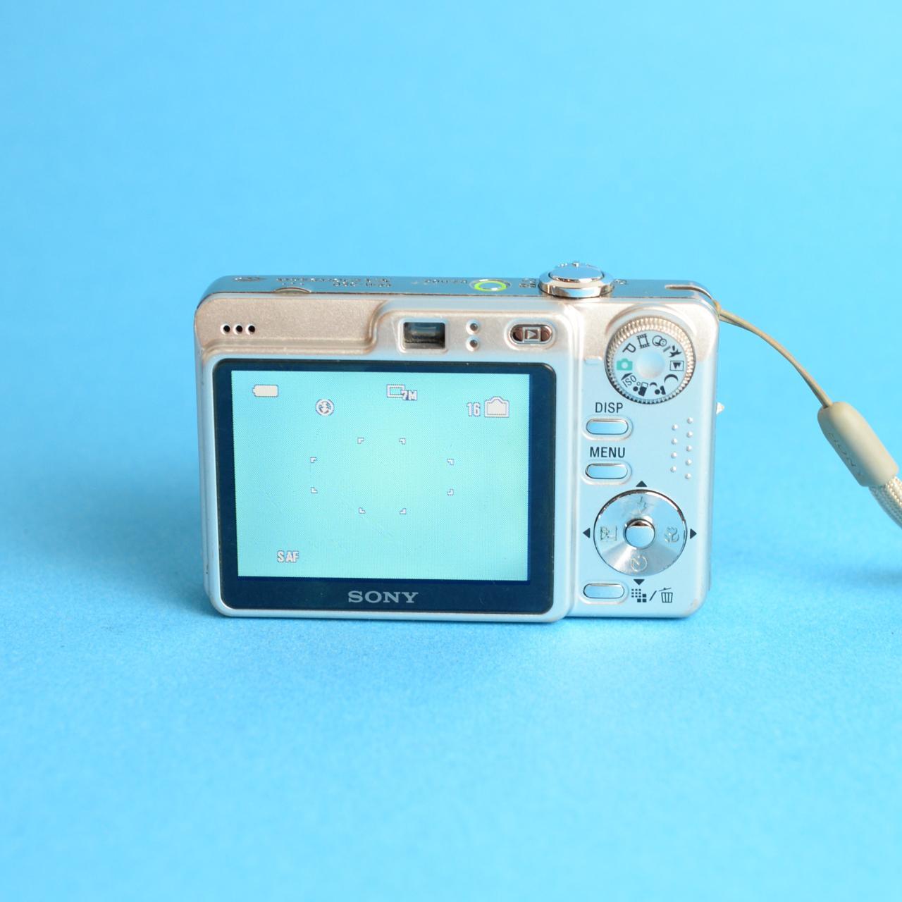 Sony Cyber-Shot DSC-W55 | 6MP Digital Camera | Tested & Working | Silver