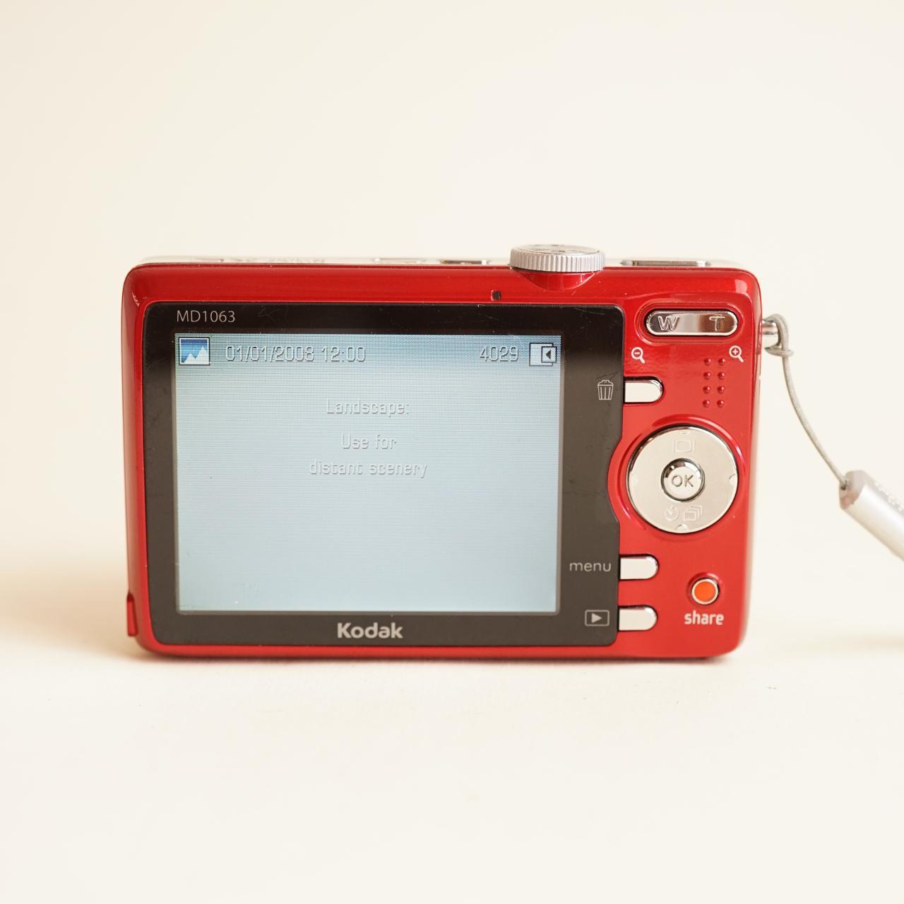Kodak EasyShare MD1063 Digital Camera | 10.3MP | Tested & Working | Red