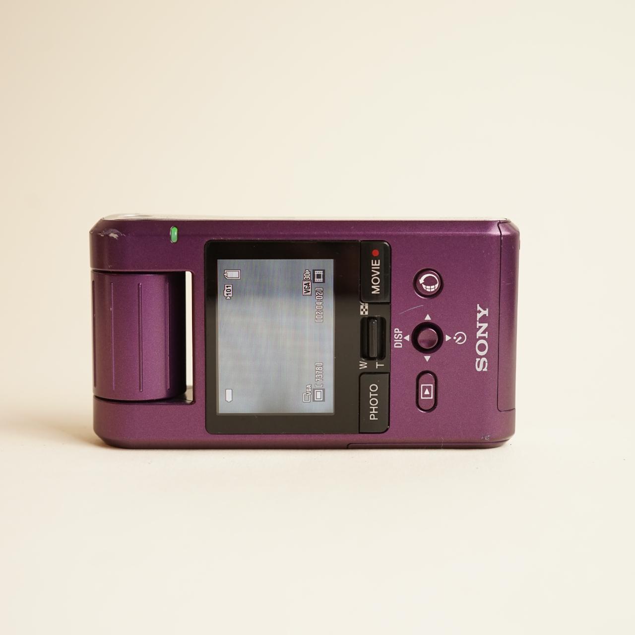 Sony Webbie MHS-PM1 Digital Camcorder | Read Description | Purple