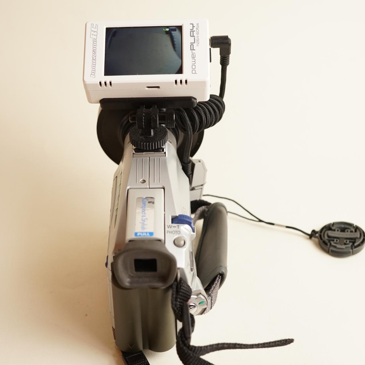 Canon ZR25 MiniDV Camcorder with Tapeless Setup + Fisheye | Camcorder | Tested & Working | Silver