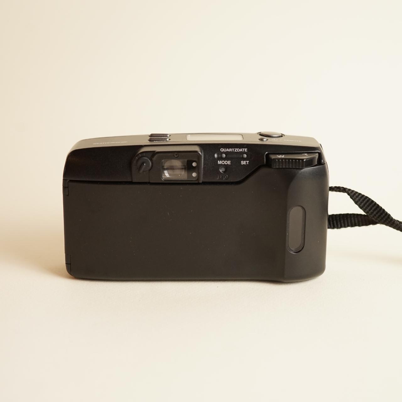 Olympus Superzoom 120 35mm Film Camera | Tested & Working | Silver