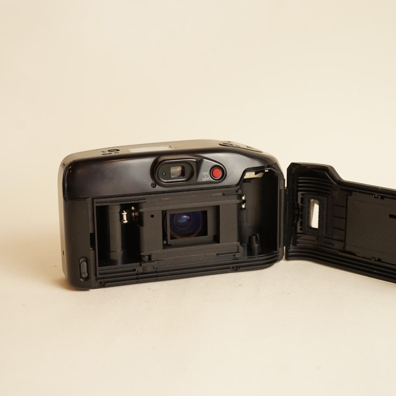 Canon Sure Shot Zoom-S Film Camera | 35mm Point & Shoot | Black | Tested & Working