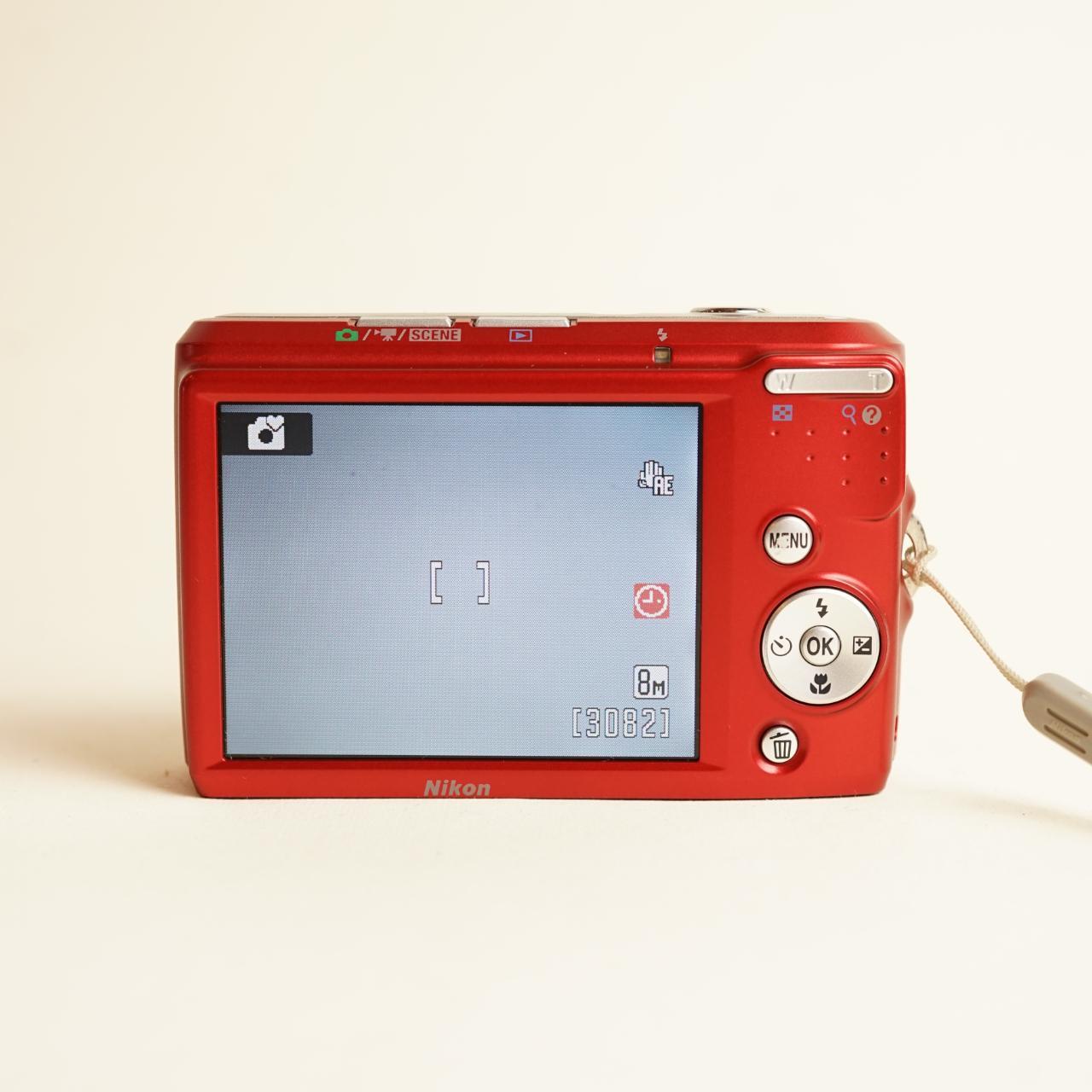 Nikon Coolpix L18 Digital Camera | 8MP | Tested & Working | Red