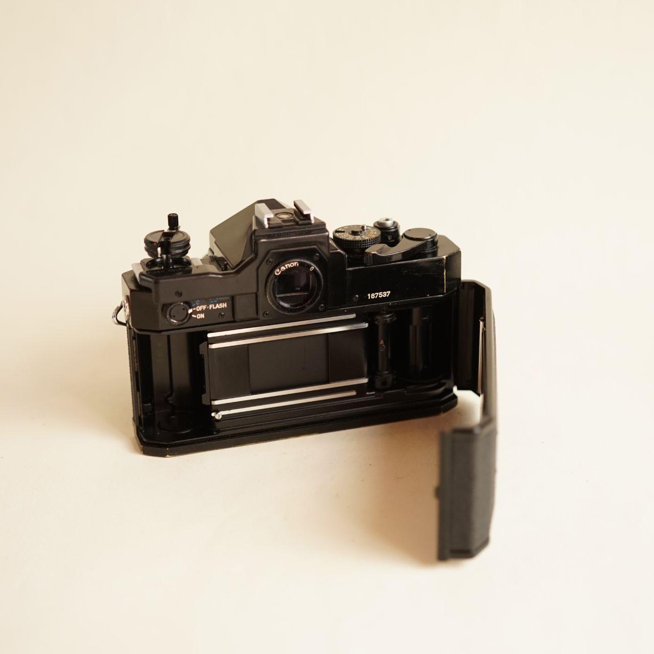 Canon F-1 | FULLY CLA'D | 35mm SLR Film Camera | Tested & Working | Black