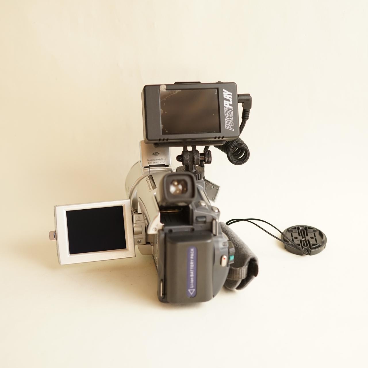 Sony Handycam DCR-TRV70 Digital Camcorder with Tapeless Setup | Tested & Working | Silver & Grey