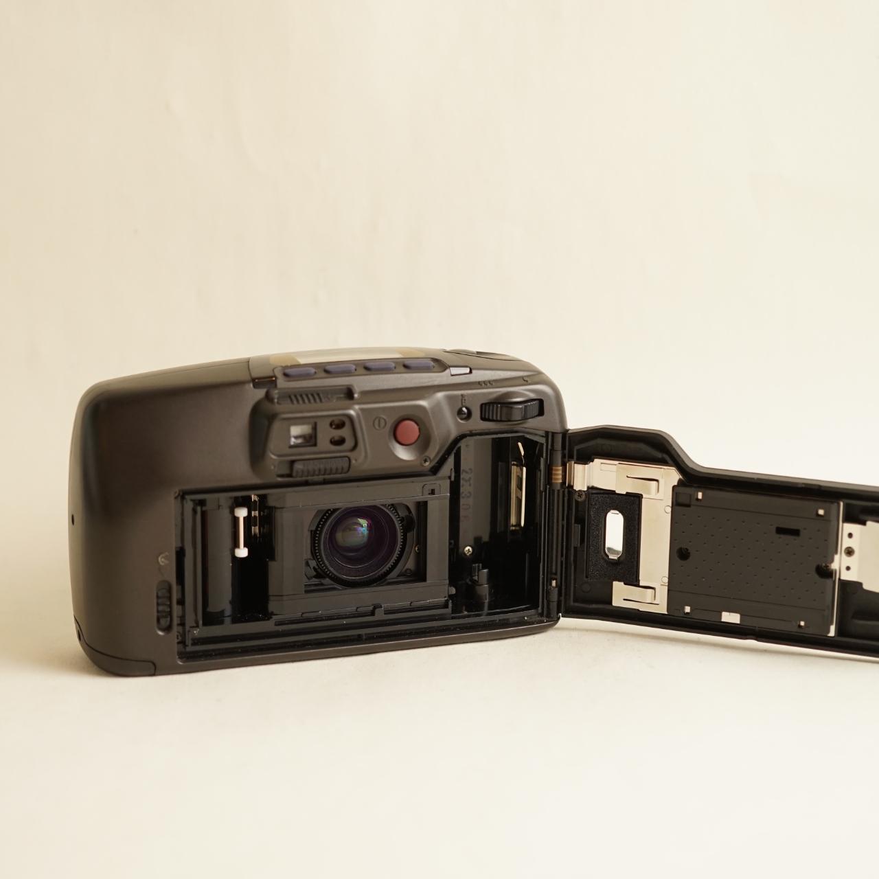 Pentax Zoom 280-P Film Camera | 35mm Point & Shoot | Tested & Working | Black