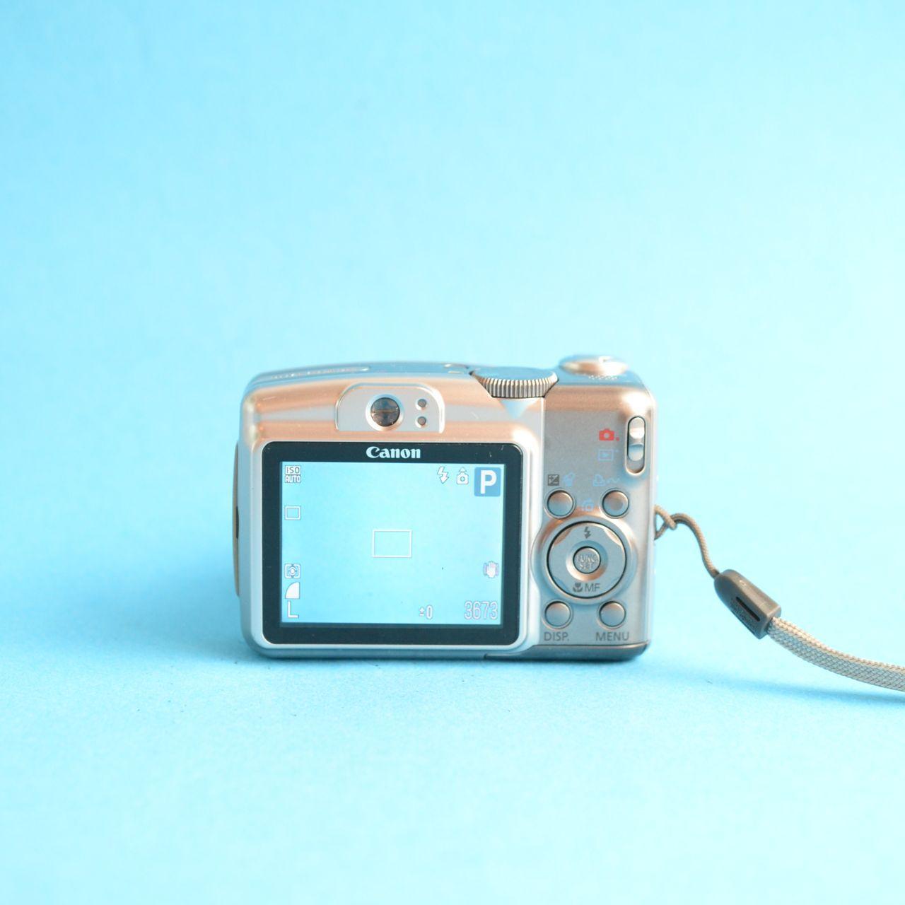 Canon PowerShot A720 IS Digital Camera | 8.0MP | Tested & Working | Silver