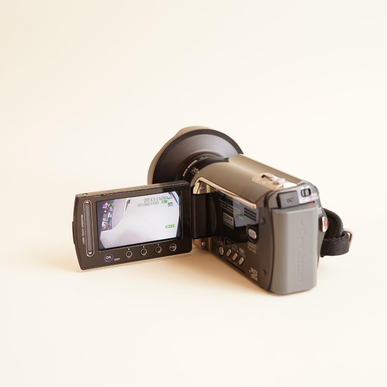 JVC Everio GZ-MG365BU Digital Camcorder | W/SoCal Cameras Fisheye Lens | Tested & Working | Black