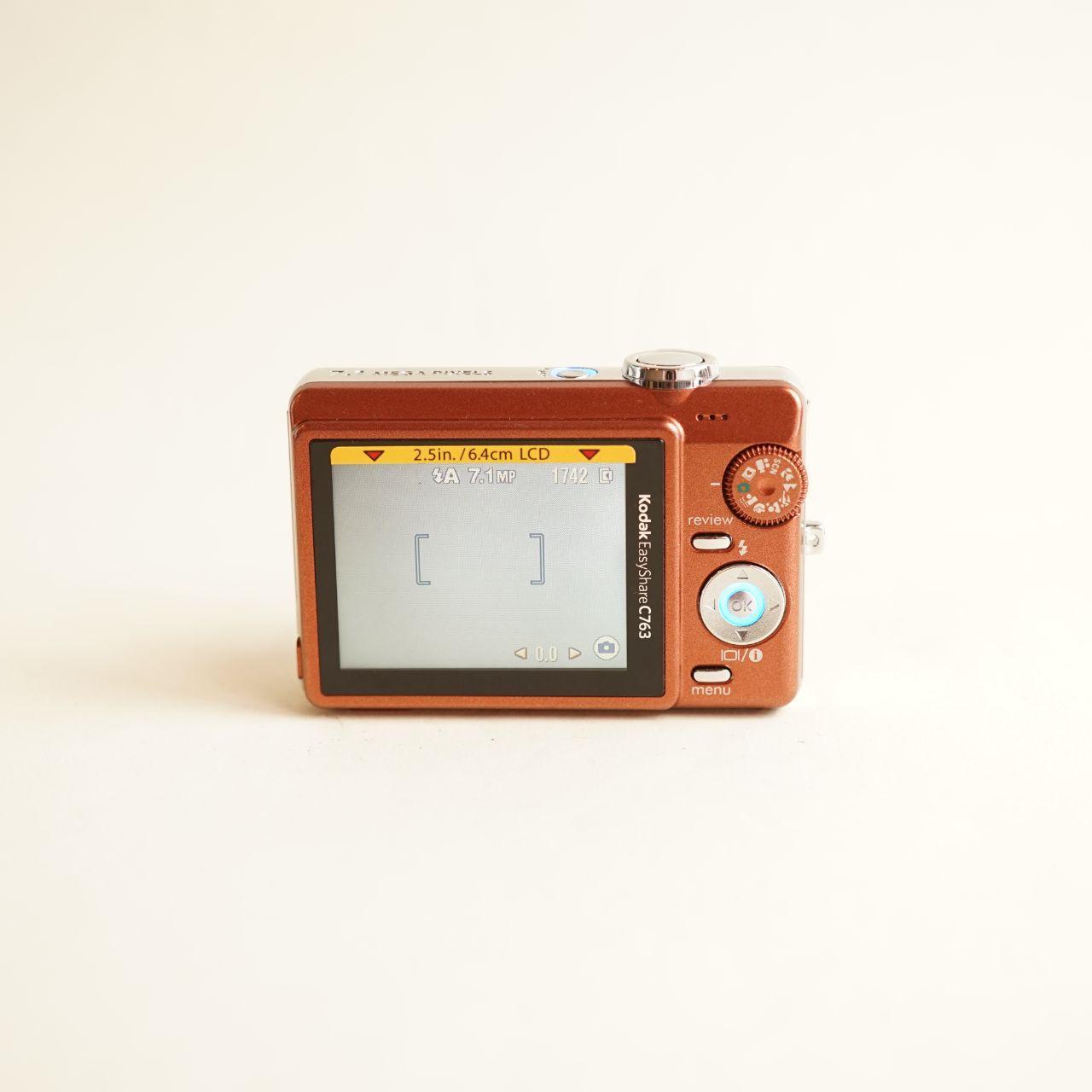 Kodak EasyShare C763 Digital Camera | 7.1MP | Tested & Working | Orange