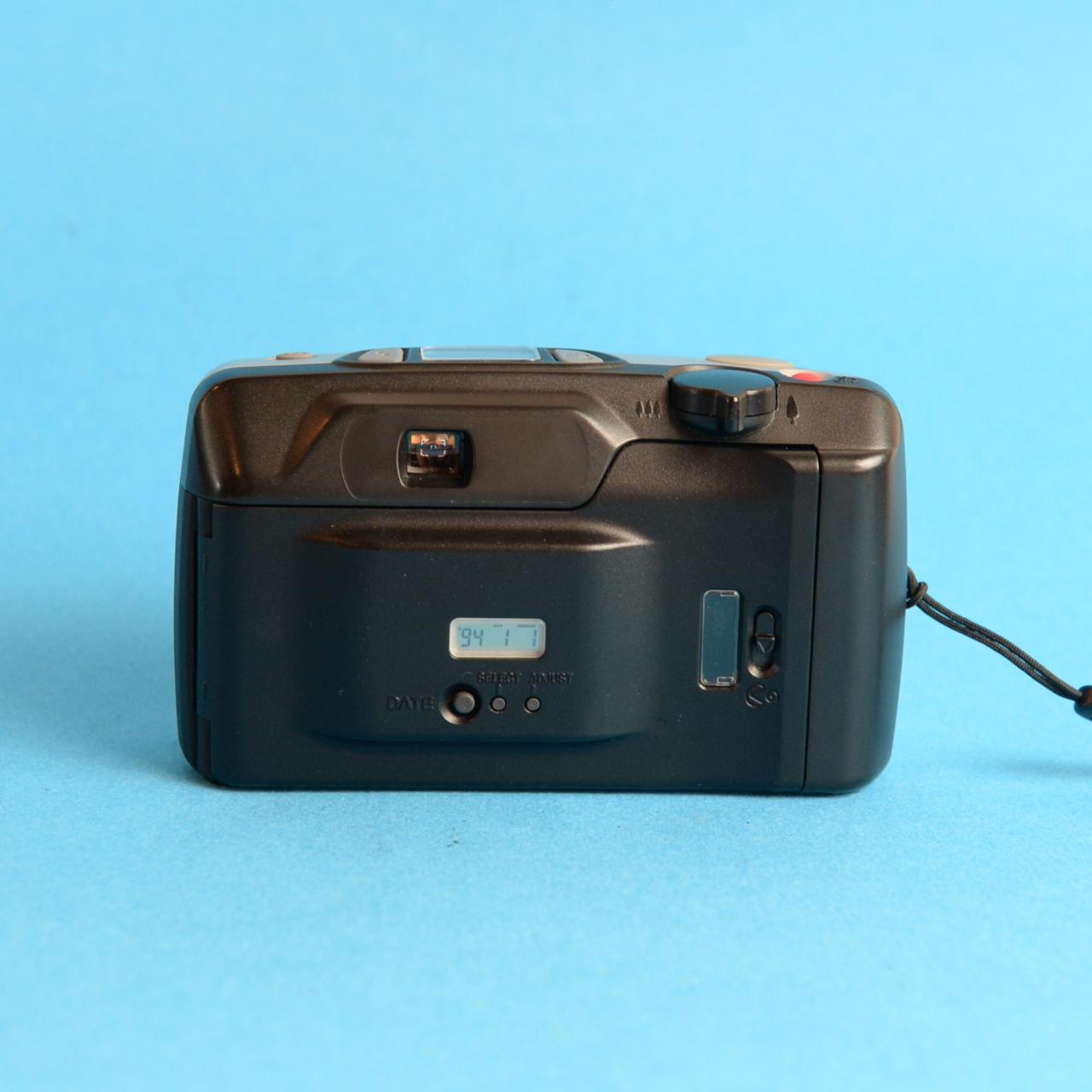 Pentax IQZoom 80G Film Camera | 35mm Point & Shoot | Silver | Tested & Working