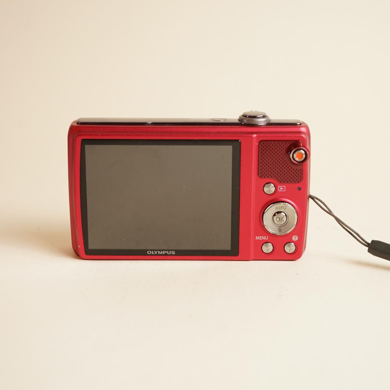 Olympus VR-340 Digital Camera | 16MP | Tested & Working | Red