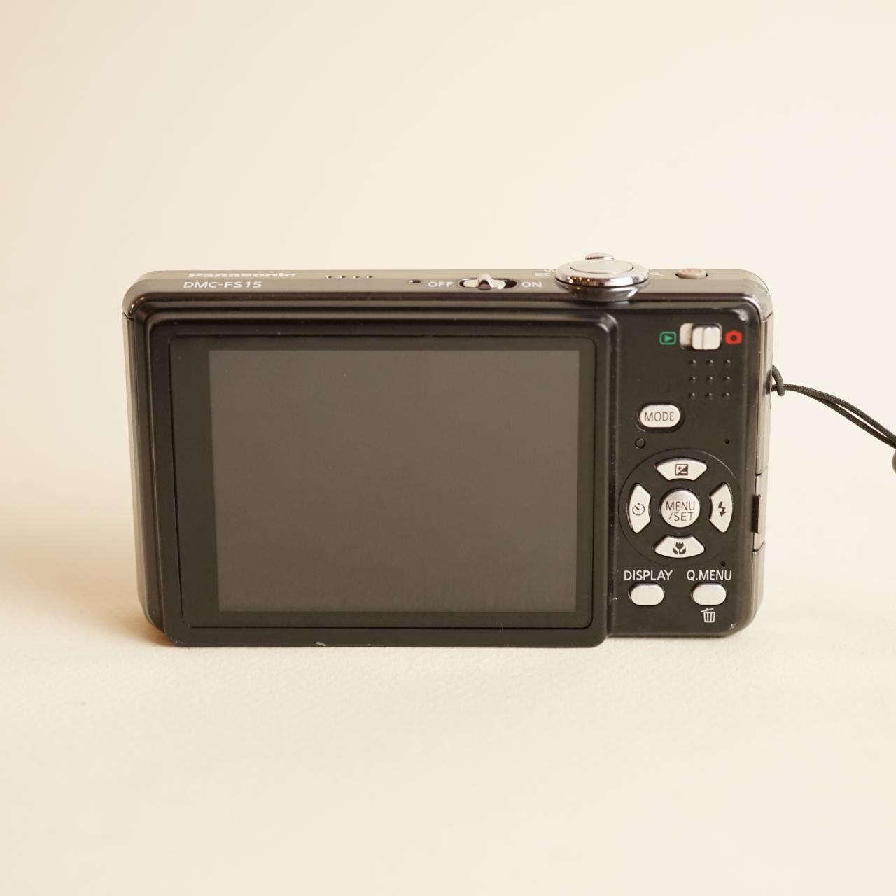 Panasonic Lumix DMC-FS15 Digital Camera | 12MP | Tested & Working | Black